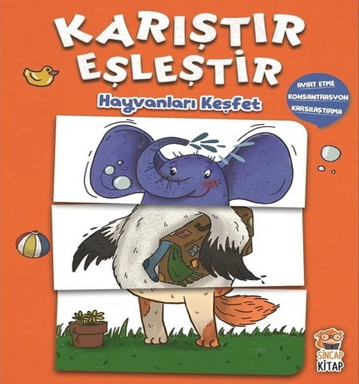 Sincap Kitap Atölye 30 Okul Oncesi Kitap Karistir Eslestir Hayvanlari Kesfet, Sincap Kitap