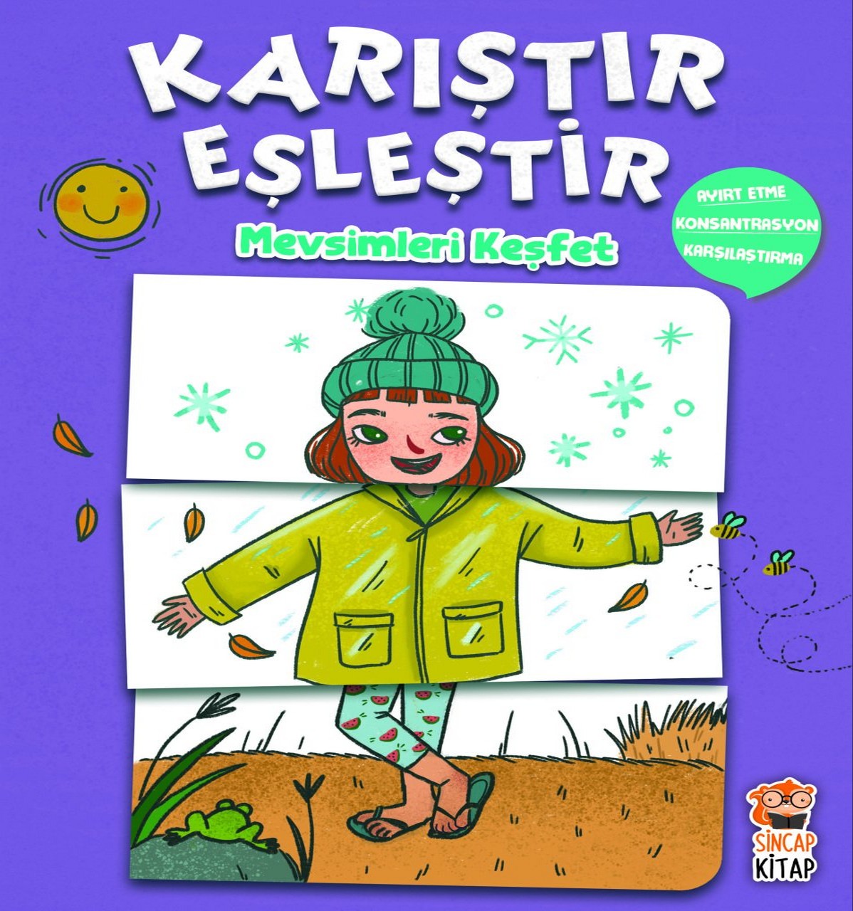 Sincap Kitap Atölye 28 Okul Oncesi Kitap Karistir Eslestir Mevsimleri Kesfet, Sincap Kitap