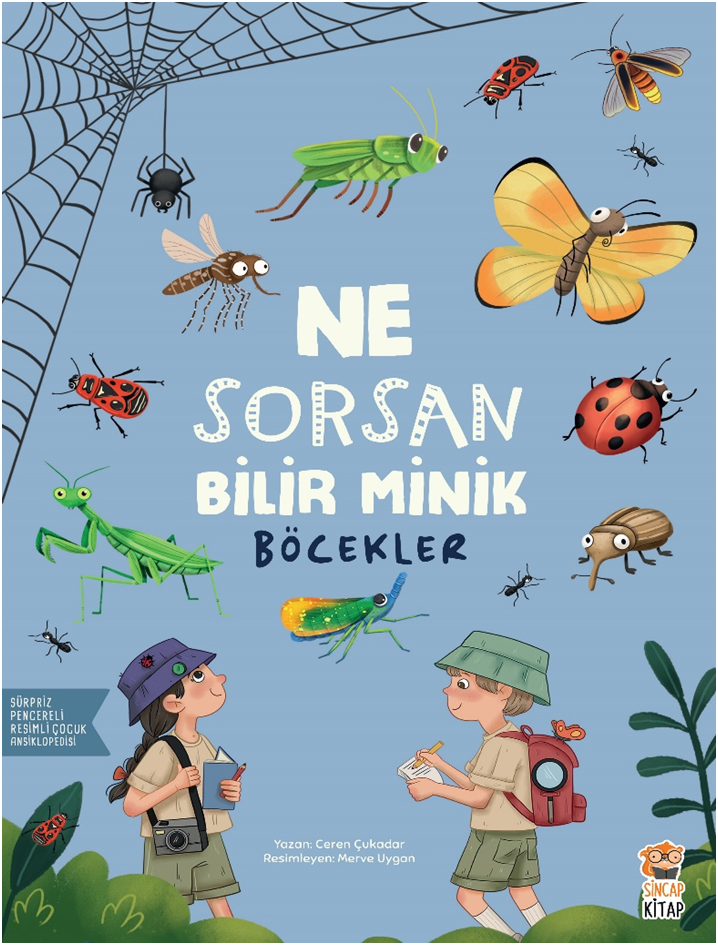Sincap Kitap Atölye 2 Ne Sorsan Bilir Minik Bocekler, Sincap Kitap