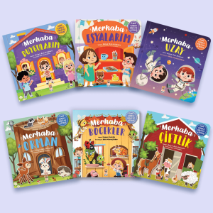 Okul Öncesi Cırt Cırtlı Kitaplar 2 Merhaba Kitap Seti, Sincap Kitap