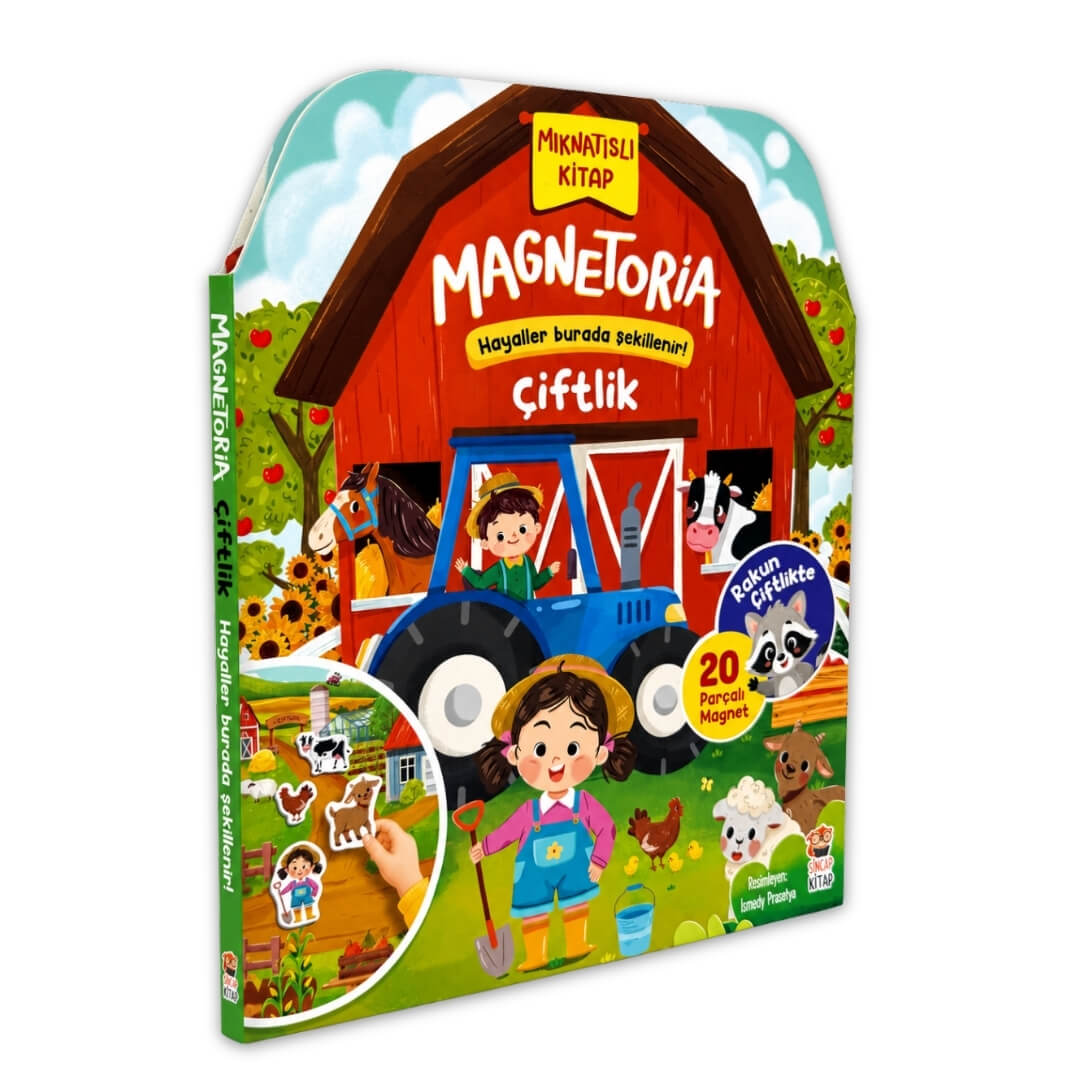 Magnetoria Ciftlik Okul Oncesi Kitap 1, Sincap Kitap